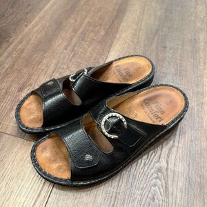 Finn Comfort black sandal Germany UK 39